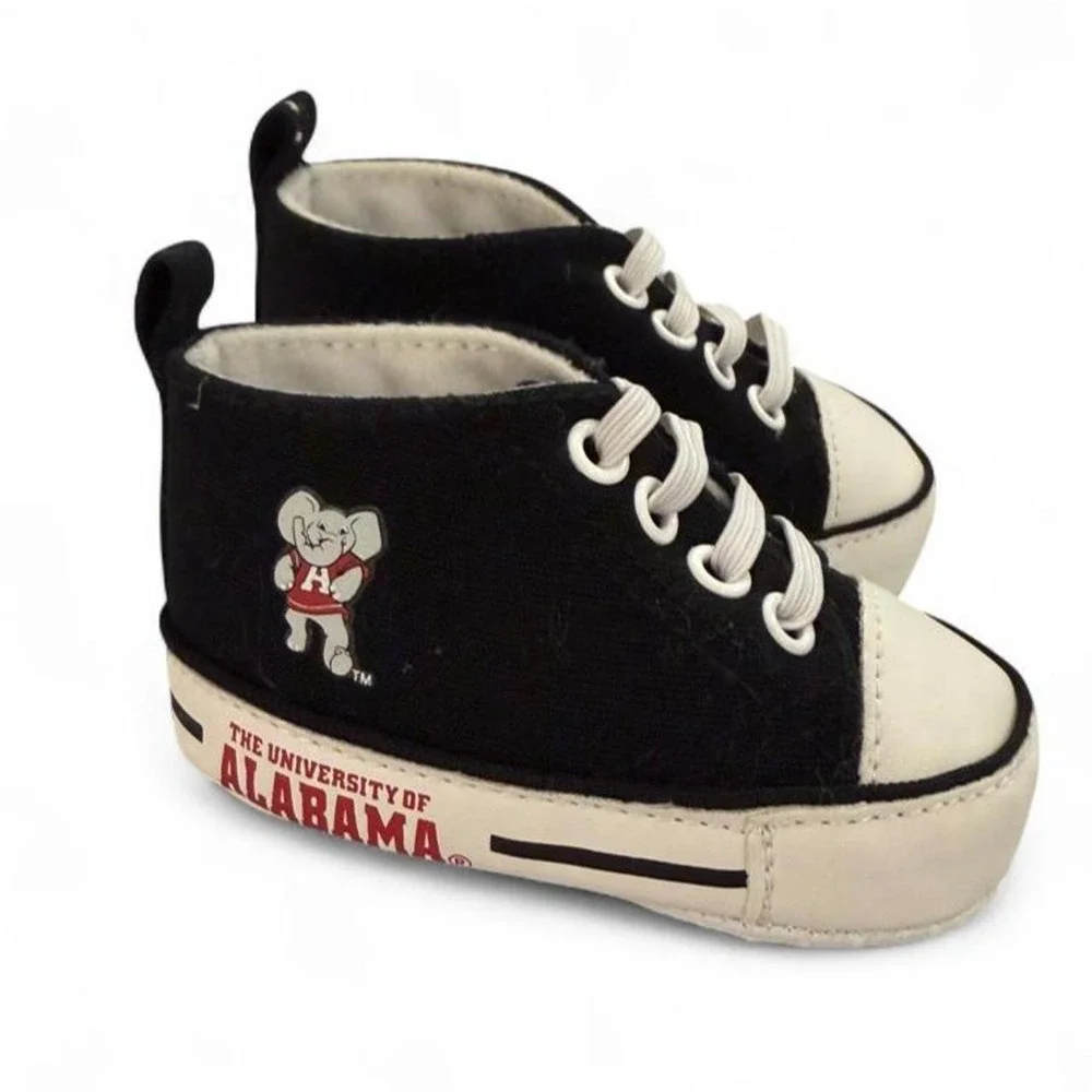 Baby Fanatic University of Alabama Crimson Tide Crib Shoes Black 0-6 Months